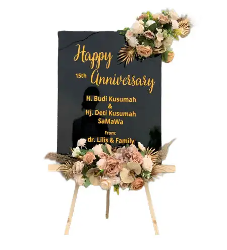 Papan Bunga Akrilik Labuhan Ratu Vii
